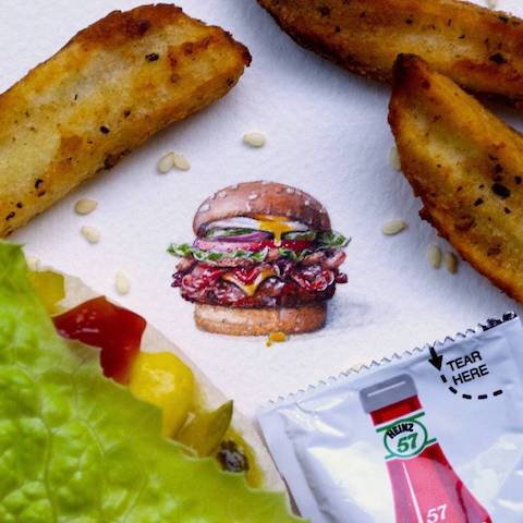 RachelBeltz ミニチュア ハンバーガー