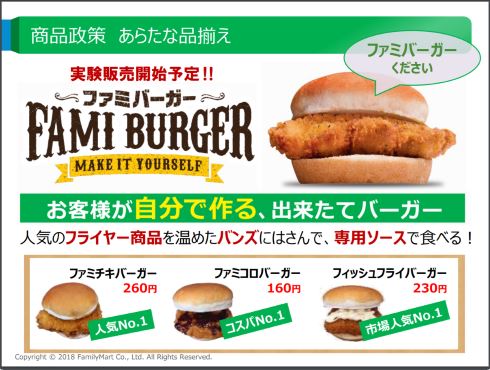 ファミリーマート ファミバーガー ファミチキ