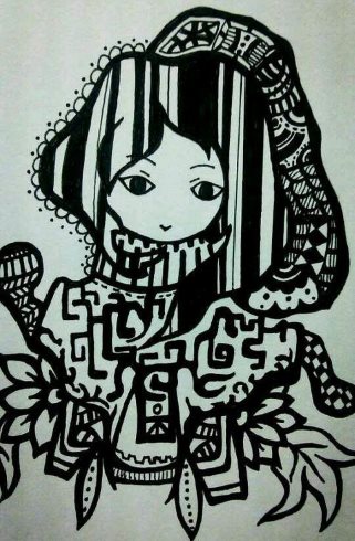 ボールペン 幾何学模様 サラサクリップ