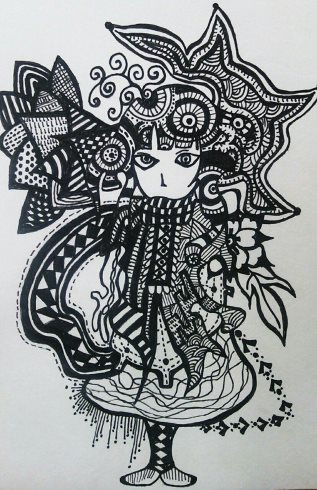 ボールペン 幾何学模様 サラサクリップ