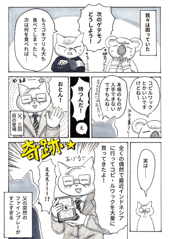 チョーヒカル ゲテモノ コピ・ルアク 猫 糞 コーヒー