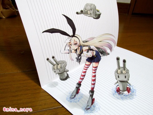 水鳥なや 3Dアート 艦これ ごちうさ まどマギ チノ 島風 ほむら まどか