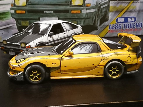 真横から撮ったFD