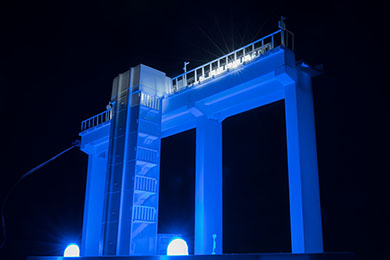 天空の城 三江線 廃線 宇都井駅 プラモ