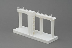 天空の城 三江線 廃線 宇都井駅 プラモ