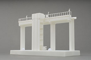 天空の城 三江線 廃線 宇都井駅 プラモ