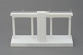 天空の城 三江線 廃線 宇都井駅 プラモ