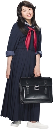 本田望結　スケバン　七変化　JK　制服