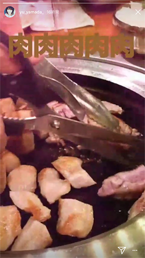 山田優 小栗旬 結婚 6周年 ケーキ ろうそく