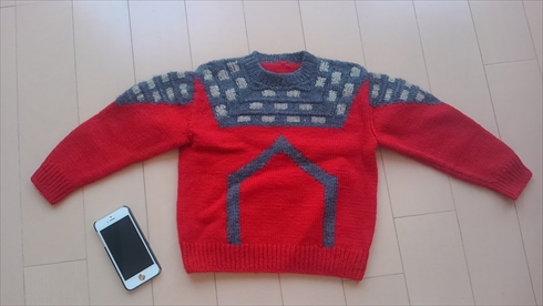 ウルトラセブン 母 ウルトラの母 セーター 手編み