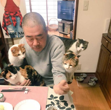 猫の形 長楽寺 御守り 住職さん