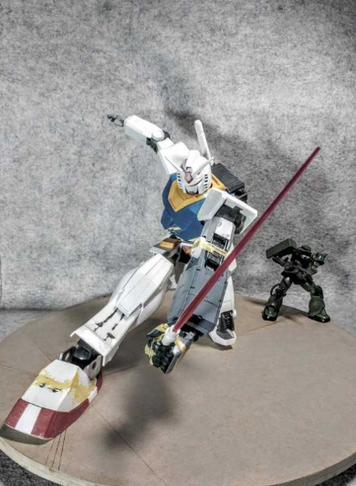 ガンプラ 自由 遠近法 パース 再現