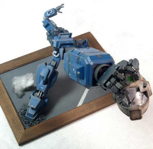 ガンプラ 自由 遠近法 パース 再現