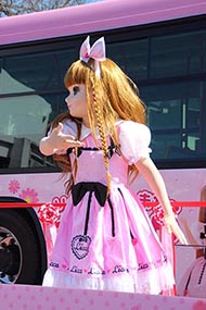 リカちゃんラッピングバス 京成バス