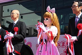 リカちゃんラッピングバス 京成バス