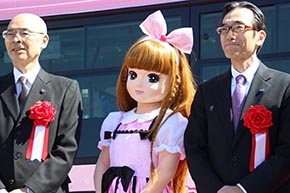 リカちゃんラッピングバス 京成バス