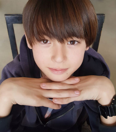 ハーフ 美少年 翔 セブンスアヴェニュー デビュー キッズモデル ロサンゼルス