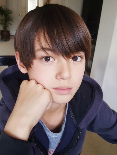 ハーフ 美少年 翔 セブンスアヴェニュー デビュー キッズモデル ロサンゼルス