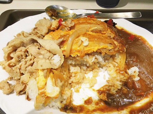 富士そばのよくばりコンボ