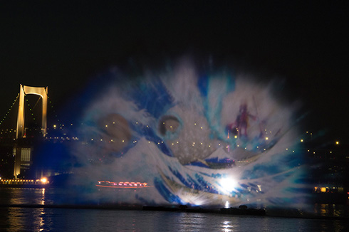 FGO 葛飾北斎 水を彩る江戸祭 ウォータープロジェクションマッピング