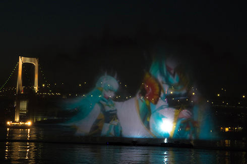 FGO 葛飾北斎 水を彩る江戸祭 ウォータープロジェクションマッピング