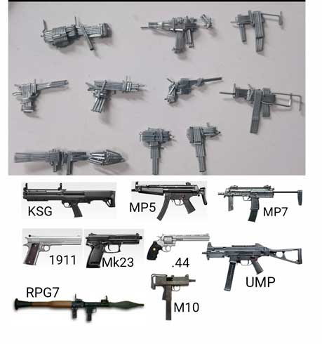 ホッチキス 針 制作 銃火器