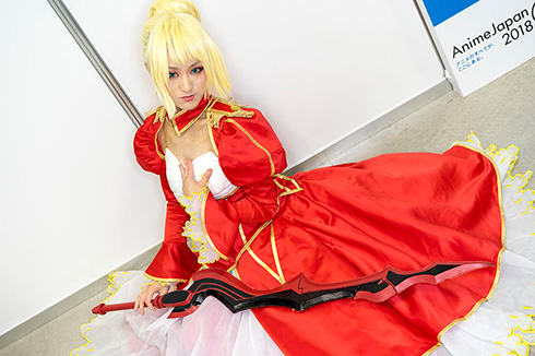 AnimeJapan 2018 コスプレ コスプレイヤー FGO ネロ 燕