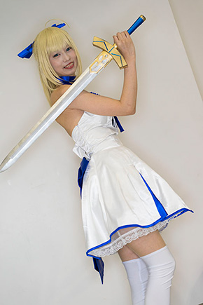 AnimeJapan 2018 コスプレ コスプレイヤー FGO セイバー おわんくらげ