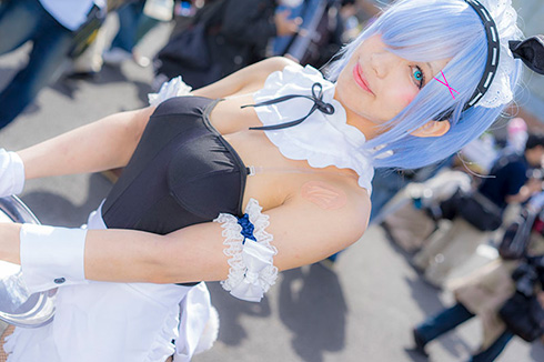 AnimeJapan 2018 コスプレ アニメ コスプレ コスプレイヤー リゼロ レム 望月もち子