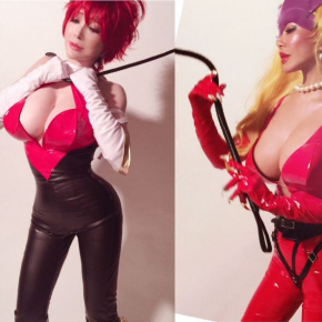 叶姉妹 コスプレ キューティーハニー 再現