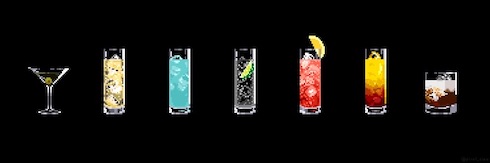 ZIMA ドット絵 カクテル
