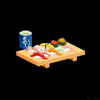 ZIMA ドット絵 寿司