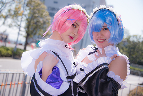 AnimeJapan 2018 コスプレ コスプレイヤー Re:ゼロから始める異世界生活 リゼロ ラム レム