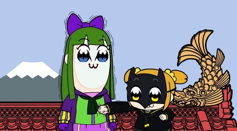 ニンジャバットマン　ポプテピピック　コラボ　映像　山寺宏一　高木渉