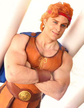 ムキムキ 男性 コスプレイヤー ヘラクレス