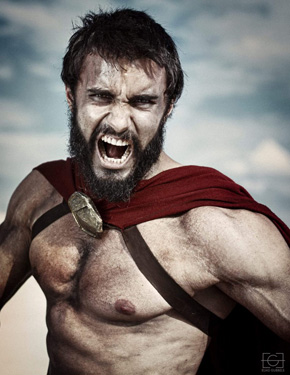 ムキムキ 男性 コスプレイヤー ヘラクレス