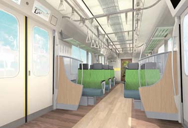 指定席車両の車内イメージ