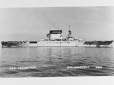 USSレキシントン　飛行甲板の破片 USS レキシントン (CV-16) 飛行甲板 (280 x 180mm) (プラモデル