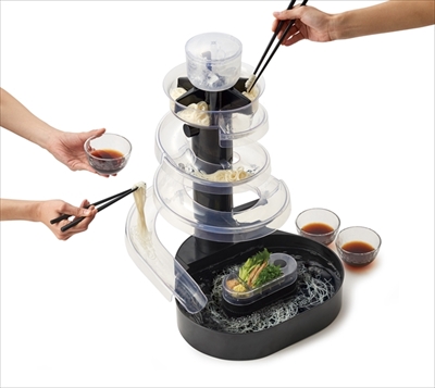 大人の流しそうめん