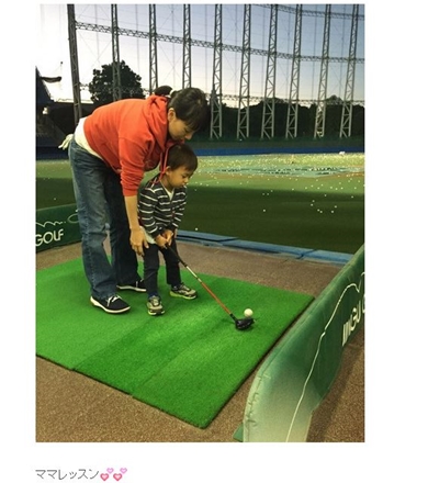 東尾理子　ゴルフ　長男　大会　石田純一