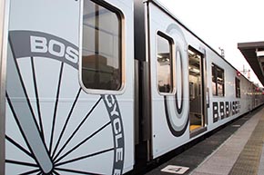 B.B.BASE JR東日本 輪行 サイクリスト 両国