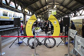 B.B.BASE JR東日本 輪行 サイクリスト 両国