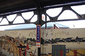 B.B.BASE JR東日本 輪行 サイクリスト 両国