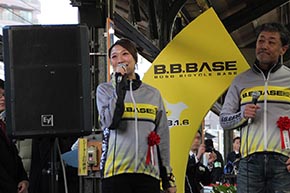 B.B.BASE JR東日本 輪行 サイクリスト 両国