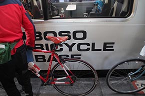 B.B.BASE JR東日本 輪行 サイクリスト 両国