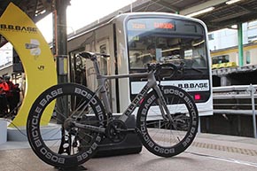 B.B.BASE JR東日本 輪行 サイクリスト 両国