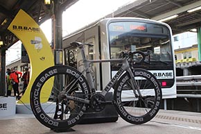 B.B.BASE JR東日本 輪行 サイクリスト 両国