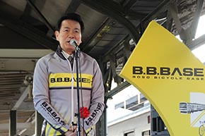 B.B.BASE JR東日本 輪行 サイクリスト 両国