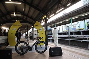 B.B.BASE JR東日本 輪行 サイクリスト 両国