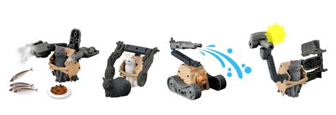 ねこぶそう 猫 武装 バンダイ エイプリルフール ホビー